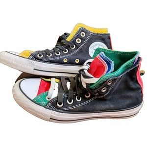 Converse Chuck Taylor All Star Hi Double Upper Sneaker Multicolor EU39 US M6 W8